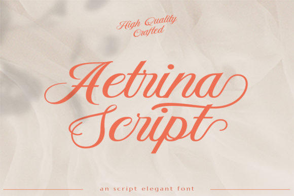 Aetrina Script: A Timeless Handwritten Font for Elegant Designs