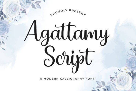 Agattamy Script: A Delicate Handwritten Font for Your Designs