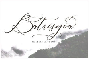 Batrisyia Script: Fresh Handmade Calligraphy for Modern Designs