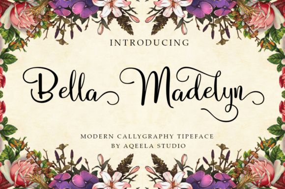 Bella Madelyn Script: A Font That Dances with Elegance