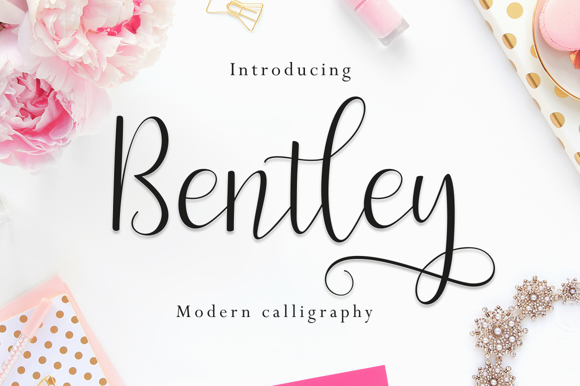 Bentley Script: The Modern Calligraphy Font for Elegant Design