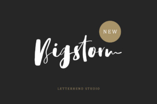 Bigstorm Script: A Handmade Font with Modern Energy
