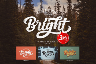 Bright Script: A Versatile Layered Font for Modern Designers