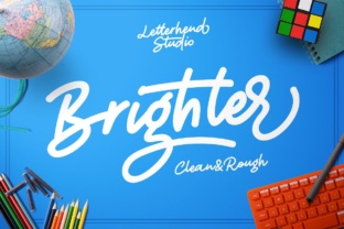 Brighter Script: A Bold, Casual Font for Standout Design