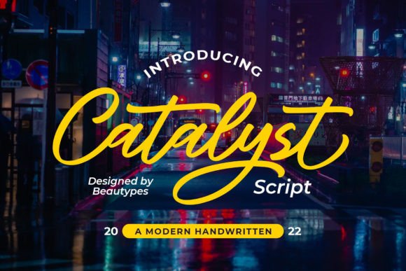 Catalyst Script: A Fresh Handwritten Font for Modern Branding