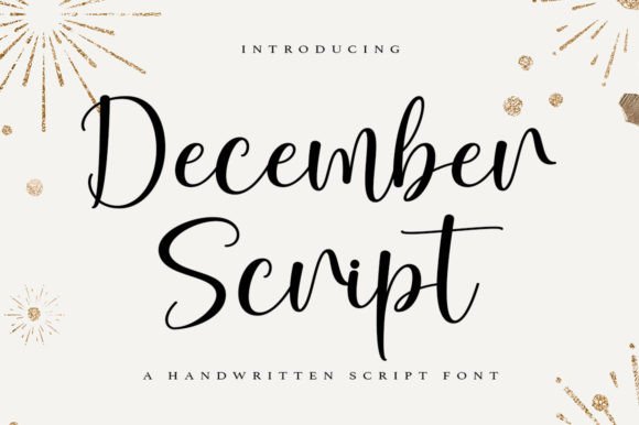 December Script: A Sweet, Delicate Handwritten Font for Designers