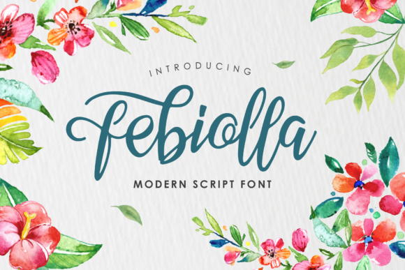 Febiolla Script: A Fresh Take on Handwritten Charm