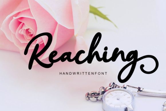 Reaching Script: A Modern Handwritten Font for Personal Charm