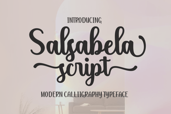 Salsabela Script: A Sweet Calligraphy for Modern Designs