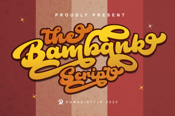 The Bambank Script: A Vintage Handwritten Typeface for Modern Creators