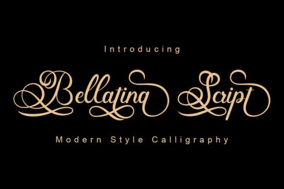 The Elegance of Bellatina Script