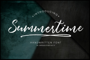 The Handwritten Charm of Summertime Script