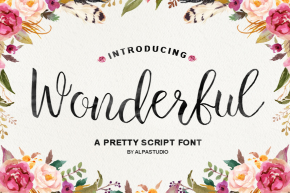 Wonderful Script: Your Guide to a Whimsical Hand-Brushed Font